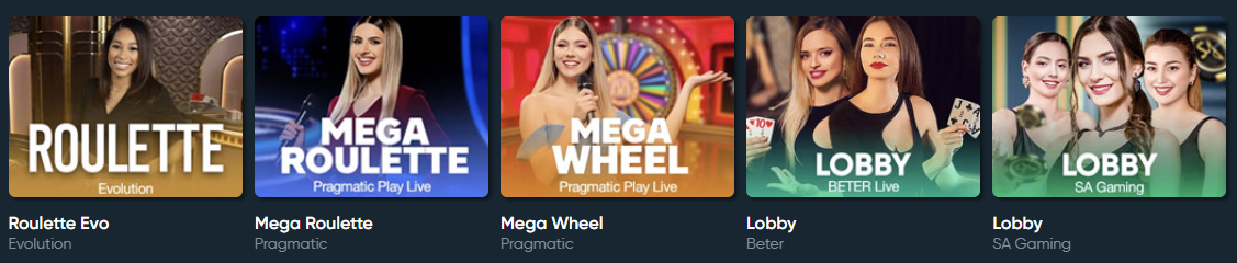 Live Casino bei Rainbet: Roulette Evo, Mega Roulette, Mega Wheel, Lobby