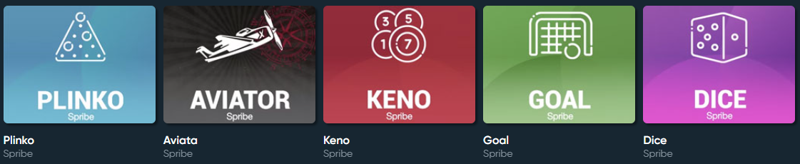 Crash und Provably Fair Spiele: Plinko, Aviator, Keno, Goal, Dice